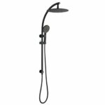 10 inch Round Black Shower Station Top Inlet