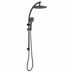 10 inch Round Black Shower Station Top Inlet