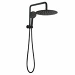 10 inch Round Black Shower Station Top Water Inlet