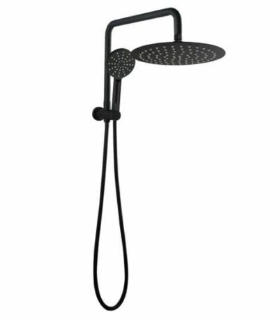 10 inch Round Black Shower Station Top Water Inlet