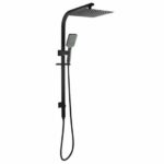 10 inch Square Black Shower Station Top Water Inlet