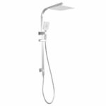 10 inch Square Brushed Nickel Shower Station Top Water Inlet