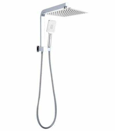 10 inch Square Chrome Shower Station Top Water Inlet