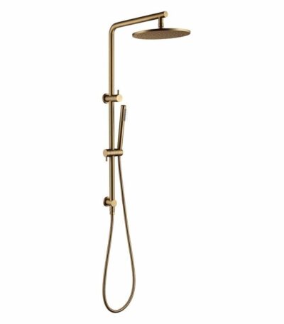 10'' Round Brushed Gold Shower Station Top Water Inlet | BUYG2128-A.SH-10
