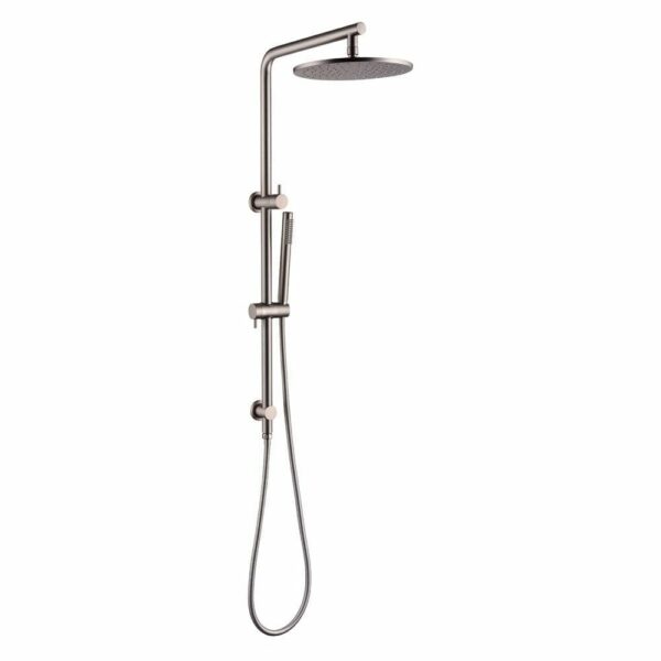 10'' Round Brushed Nickel Shower Station Top Water Inlet | BU2128-A.SH-10
