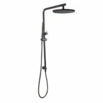 10'' Round Gun Metal Grey Shower Station Top Water Inlet | GM2128-A.SH-10