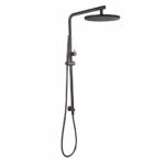 10'' Round Gun Metal Grey Shower Station Top Water Inlet | GM2128-A.SH-10