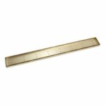 1000mm DIY Brushed Gold Tile Insert Floor Waste - No Cut | TI-BG1000-DIY