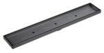 1000mm DIY Gun Metal Tile Insert Floor Waste - No Cut | TI-BG1000-DIY