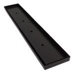 1000mm DIY Matt Black Tile Insert Floor Waste - No Cut | TI-BG1000-DIY