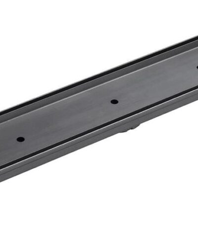 1000mm Gun Metal Tile Insert Floor Waste - Center Cut | TI-BG1000