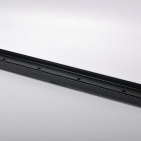 1000mm Matt Black Tile Insert Channel Waste - Stainless Steel | TI-MB-1000