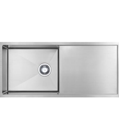 1000mm Stainless Steel Nano Coated Single Bowl Kitchen Sink with Drainer | HG-954106-1838