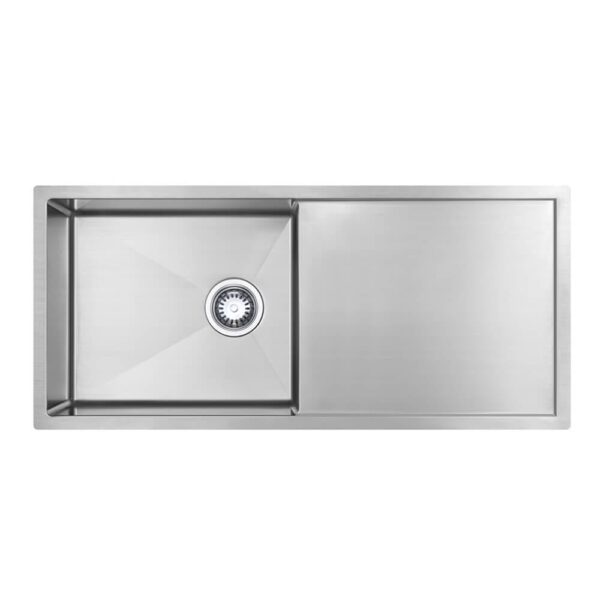 1000mm Stainless Steel Nano Coated Single Bowl Kitchen Sink with Drainer | HG-954106-1838