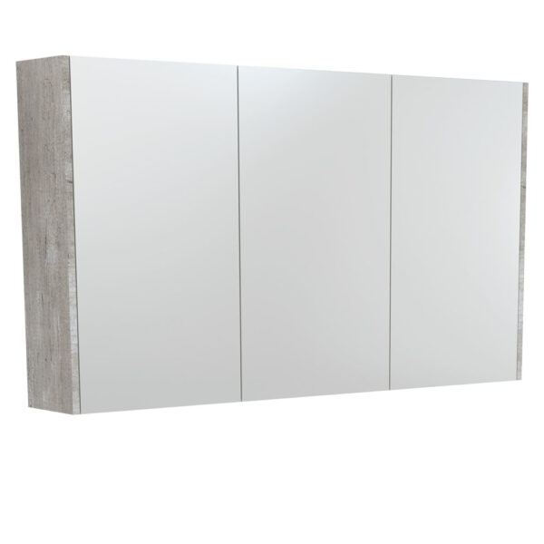 1200 Mirror Cabinet with Industrial Side Panels