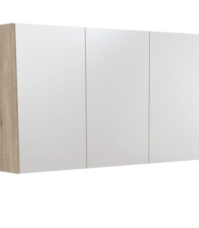 1200 Mirror Cabinet with Scandi Oak Side Panels