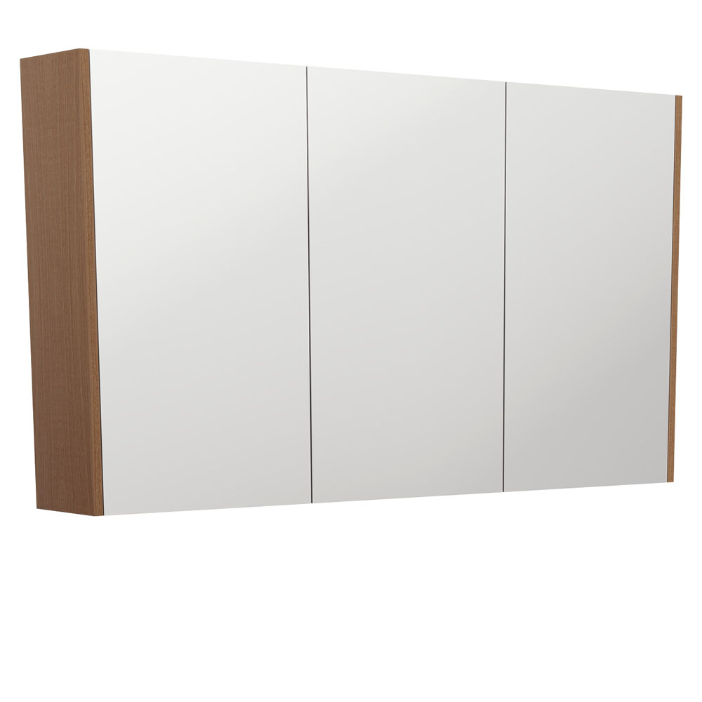 1200 Mirror Cabinet with Walnut Side Panels