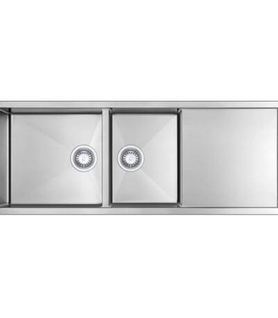 1200mm Stainless Steel Nano Coated 1 & 1/2 Bowl Kitchen Sink with Drainer | HG-955097-1837