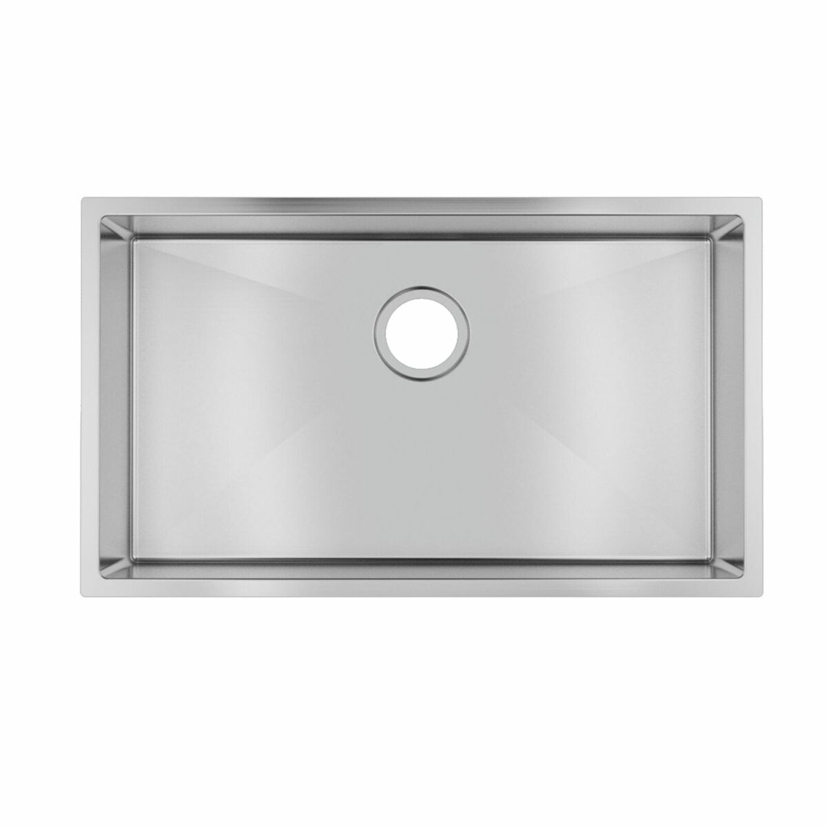 1.2mm Handmade Single Bowl Top/Undermount Kitchen/Laundry Sink - 762x457x254mm | TWM3