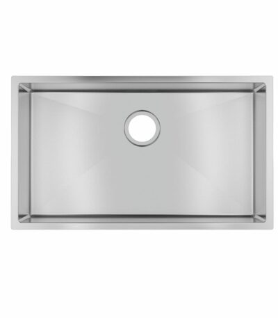 1.2mm Handmade Single Bowl Top/Undermount Kitchen/Laundry Sink - 762x457x254mm | TWM3