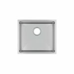 1.2mm Handmade Top/Undermount Single Bowl Kitchen/Laundry Sink - 510x450x230mm | TWM5