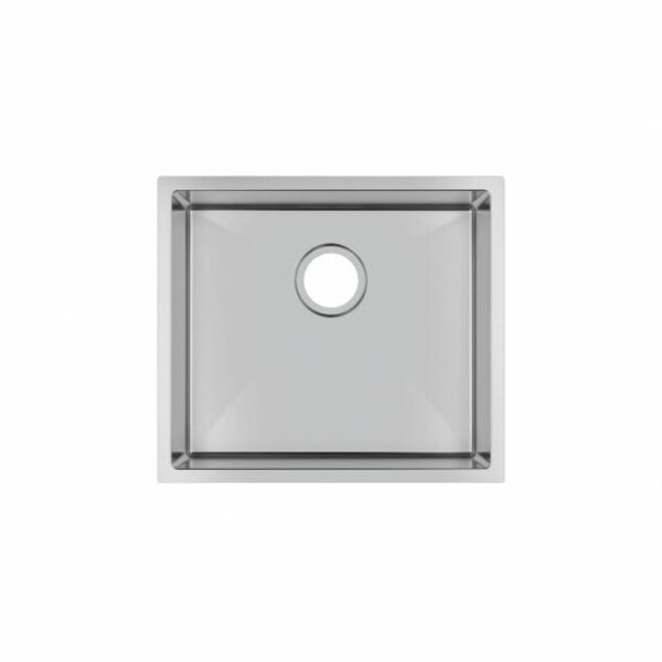 1.2mm Handmade Top/Undermount Single Bowl Kitchen/Laundry Sink - 510x450x230mm | TWM5