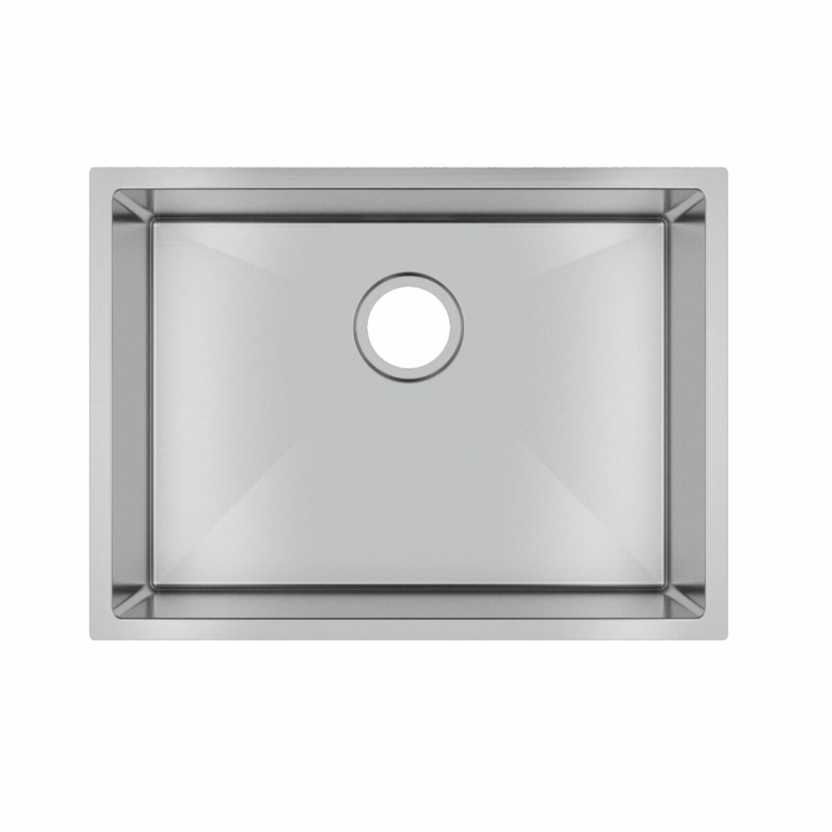 1.2mm Handmade Top/Undermount Single Bowl Kitchen/Laundry Sink - 600x450x300mm | TWM10D
