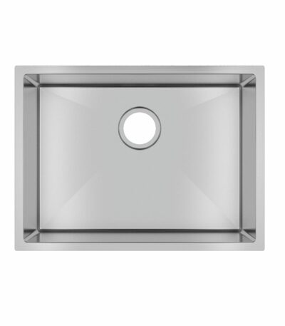 1.2mm Handmade Top/Undermount Single Bowl Kitchen/Laundry Sink - 600x450x300mm | TWM10D