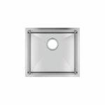 1.2mm Handmade Top/Undermount Single Bowl Kitchen/Laundry Sink - 490x440x230mm | TWM1