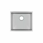 1.2mm Handmade Top/Undermount Single Bowl Kitchen/Laundry Sink - 510x450x230mm | TWM5