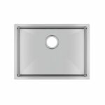 1.2mm Handmade Top/Undermount Single Bowl Kitchen Sink 304 Stainless Steel - 600x450x230mm | TWM10