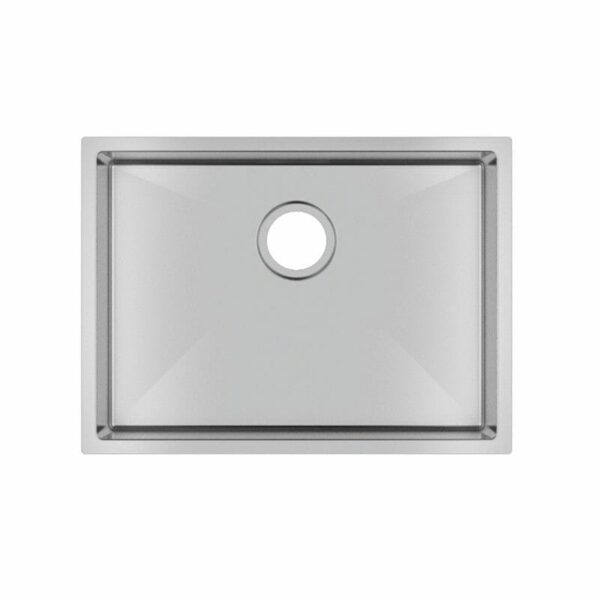 1.2mm Handmade Top/Undermount Single Bowl Kitchen Sink 304 Stainless Steel - 600x450x230mm | TWM10