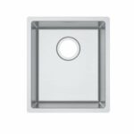 1.2mm Handmade Top/Undermount Single Bowl Kitchen Sink - 380x440x200mm | TWMPS380