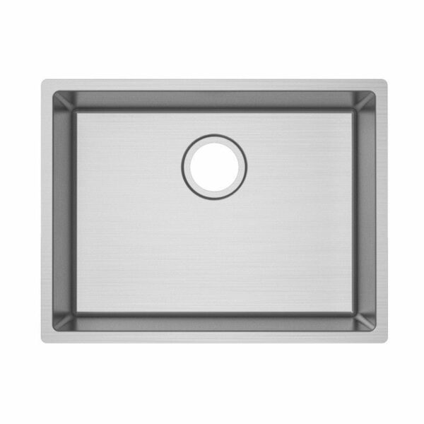 1.2mm Handmade Top/Undermount Single Bowl Kitchen Sink Stainless Steel - 586x450x230mm | TWMPS586