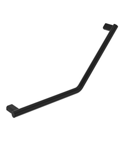 135° Care Slimline Ambulant Care Reversible Left/Right Hand Rail, Matte Black