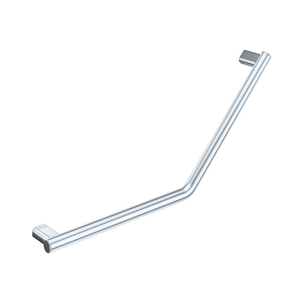 135° Care Slimline Ambulant Care Reversible Left/Right Hand Rail, Stainless Steel