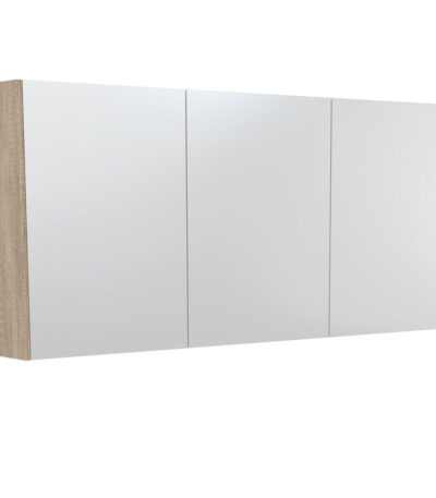 1500 Mirror Cabinet with Scandi Oak Side Panels