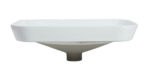 Goccia Drop In Basin With Pop Up Waste - GLOSS WHITE - Image 2
