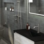 Kaya Basin Mixer, Gun Metal - Image 2
