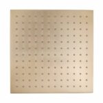250mm Brushed Yellow Gold Soild Brass Shower Head | SR135.04