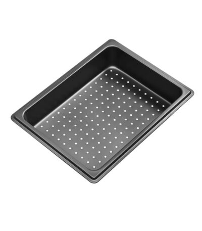 285x375mm Gun Metal Stainless Steel Nano Coated Colander - Kitchen Accessory | HG-984170-2646