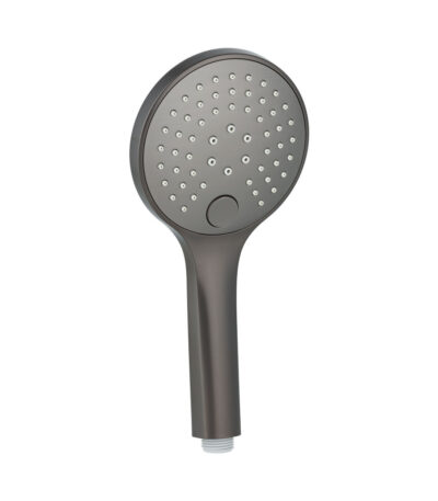 3-Function Round Hand Shower - Brushed Gunmetal
