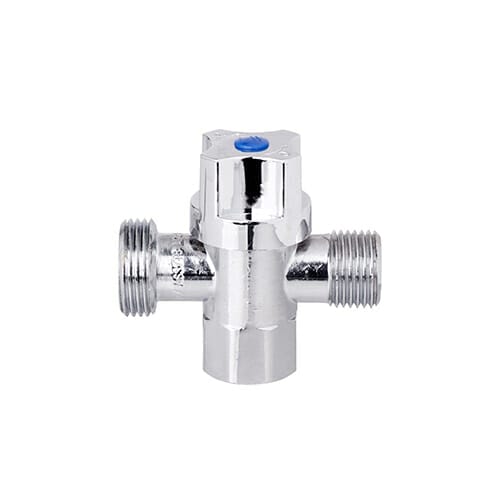 3 Way Valve 1/4 Turn Ceramic Disc 15mm x 20mm