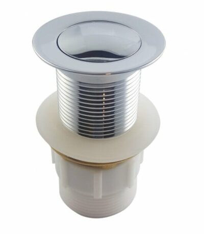 32/40mm Solid Brass Basin Pop Up Waste - Chrome - NO Overflow  | PU-CH1 (CH002.PUW)