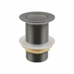 32/40mm Solid Brass Basin Pop Up Waste - Gun Metal Grey - NO Overflow | PU-GM1 (GM002.PUW)