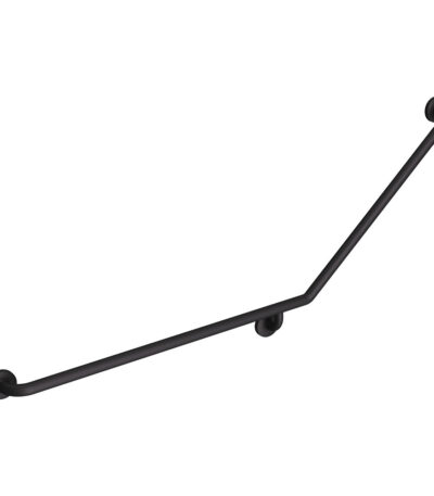 40° Accessible Care Left-Hand Grab Rail, Matte Black