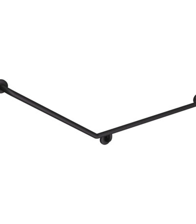 40° Accessible Care Right-Hand Grab Rail, Matte Black
