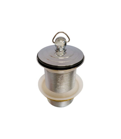 40mm Plug & Waste with Chain Hook, Chrome