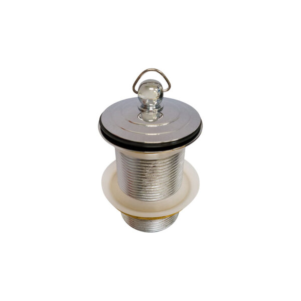 40mm Plug & Waste with Chain Hook, Chrome
