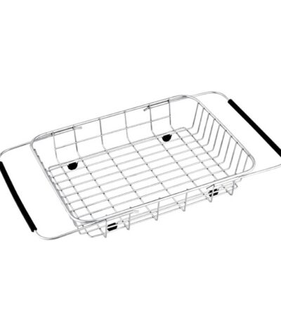444mm Stainless Steel Stainless Steel Expandable Dish Drainer Basket - Kitchen Accessory | HG-982001-2660